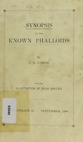 view Synopsis of the known phalloids : with an illustration of each species / by C.G. Lloyd.