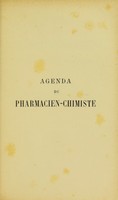 view Agenda du pharmacien-chimiste : manuel du praticien / par A. Bouriez.