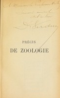 view Précis de zoologie / par P. Verdun.