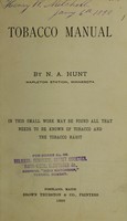 view Tobacco manual / N.A. Hunt.