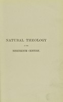 view Natural theology in the nineteenth century / by James Maclaren.