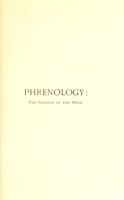 view Phrenology, the science of the mind : the student's enchyridion / [J.P. Blackford].