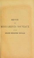 view Revue des médicaments nouveaux et de quelques médications nouvelles / par C. Crinon.