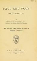 view Face and foot deformities / by Frederick Churchill.