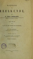 view Handboek der heelkunde / door Adolf Bardeleben.