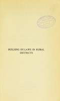 view Building by-laws in rural districts / [William Chance].