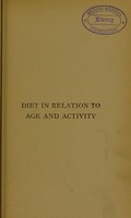 view Diet in relation to age & activity ... / [Sir Henry Thompson].