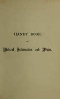 view Handy book of medical information and advice ... / by a physician.