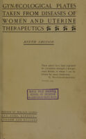 view Gynæcological plates taken from Diseases of women and uterine therapeutics / [H. MacNaughton-Jones].