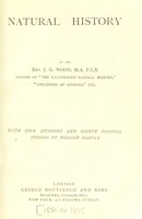 view Natural history / by J.G. Wood.