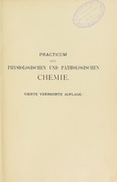 view Practicum der physiologischen und pathologischen Chemie : nebst einer Anleitung zur anorganischen Analyse für Mediciner / von E. Salkowski.