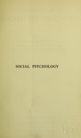 view An introduction to social psychology / by William McDougall.