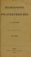 view Pharmakognosie des Pflanzenreiches / von F.A. Flückiger.