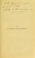 view The gymnastic polymachinon : instructions for performing a systematic series of exercises on the gymnastic & calisthenic polymachinon / by Captain Chiosso.