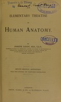 view An elementary treatise on human anatomy / by Joseph Leidy.