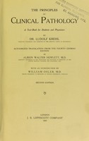 view The principles of clinical pathology : a text-book for students and physicians / by Dr. Ludolf Krehl.