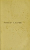 view A pharmacopœia : including the outlines of materia medica and therapeutics for the use of practitioners and students of veterinary medicine / by the late Richard V. Tuson.