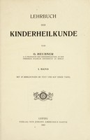 view Lehrbuch der Kinderheilkunde / von O. Heubner.