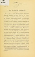 view Contributions to surgery and medicine / by H.O. Thomas.