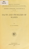 view Facts and problems of rabies / by A.M. Stimson.