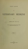 view Text book of veterinary medicine / by James Law.