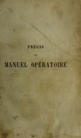 view Précis de manual opératoire / par L.H. Farabeuf.