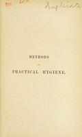 view Methods of practical hygiene / translated by W. Crookes.