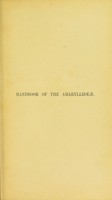 view Handbook of the Amaryllideae, including the Alstroemerieae and agaveae / by J.G. Baker.
