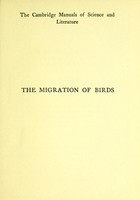 view The migration of birds / by T.A. Coward.