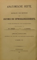 view Ergebnisse der Anatomie und Entwickelungsgeschichte / herausgegeben von Fr. Merkel und R. Bonnet.