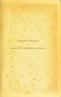 view Fleming's text-book of operative veterinary surgery. Vol. 1 / edited by J. MacQueen.