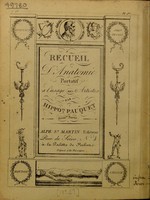 view Recueil d'anatomie portatif à l'usage des artistes / par Hippo.te Pauquet.