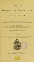 view A treatise on materia medica, pharmacology, and therapeutics / by John V. Shoemaker ... and John Aulde.