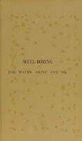 view Well-boring for water, brine and oil : a manual of current practice / by C. Isler.