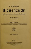 view A. v. Berlepsch's Bienenzucht : nach ihrem jetzigen rationellen Standpunkte / [August Berlepsch].