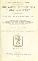 view Cre-Fydd's family fare : the young housewife's daily assistant on all matters relating to cookery and housekeeping ... / by Cre-Fydd.