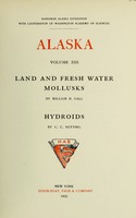 view Land and fresh water mollusks / by William H. Dall. Hydroids / C.C. Nutting.