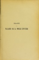 view Traité des maladies de la moelle épinière / par J. Dejerine et André Thomas.