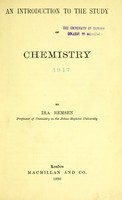 view An introduction to the study of chemistry / by Ira Remsen.