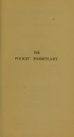 view The pocket formulary for the treatment of disease in children / by Ludwig Freyberger.