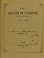 view H.R.H. the Duke of Edinburgh in India / by J. Fayrer.