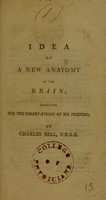 view Idea of a new anatomy of the brain : submitted for the observations of his friends / by Sir Charles Bell.