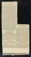 view [Newspaper cutting (1887?) "An Irish giant in court" about 7' 5" James Patrick Folly's arrest and trial for drunken assault on a police officer in Tottenham Court Road].