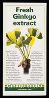 view [Leaflet advertising Bioforce (UK) Ltd.'s fresh herb tincture of ginkgo for better circulation].