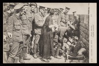 view Guerre de 1914 : blessés anglais, English wounded.