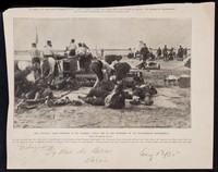 view The Japanese army surgeon in his element : first aid to the wounded in the Manchurian battlefield / Photo-Nouvelles Agency.