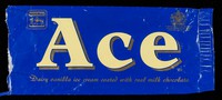 view Ace : dairy vanilla ice cream coated with real milk chocolate / Lyons Maid Limited.