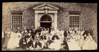 view Wedding of the daughter of Dr John Kitching in 1865