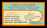 view Zilatone reestablishes normal liver, bile and bowel functions.