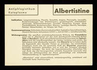 view Albertistine : Antiphlogistikum Kataplasma.